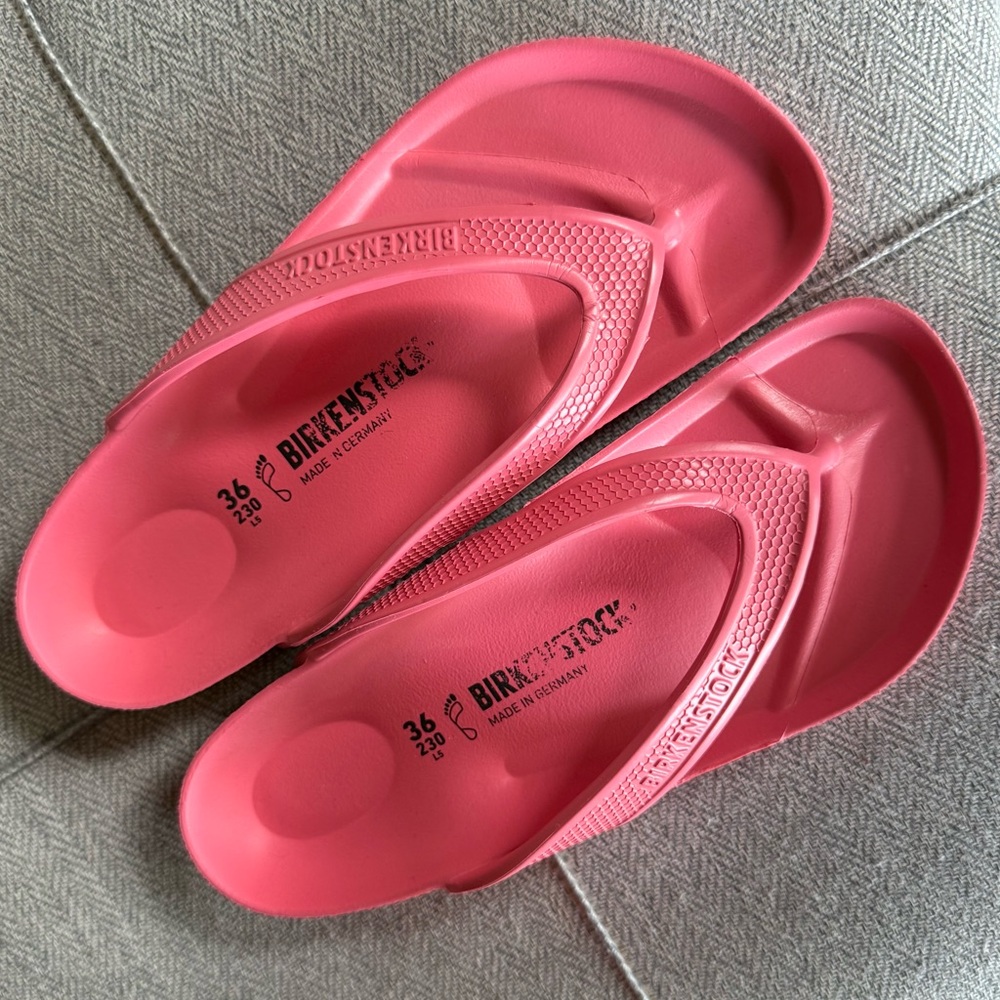 Birkenstock Pink EVA Sandals with Anatomical Footbed